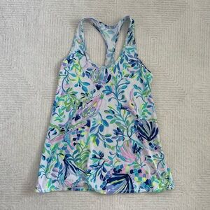 Lilly Pulitzer tank top, size XS, blue print